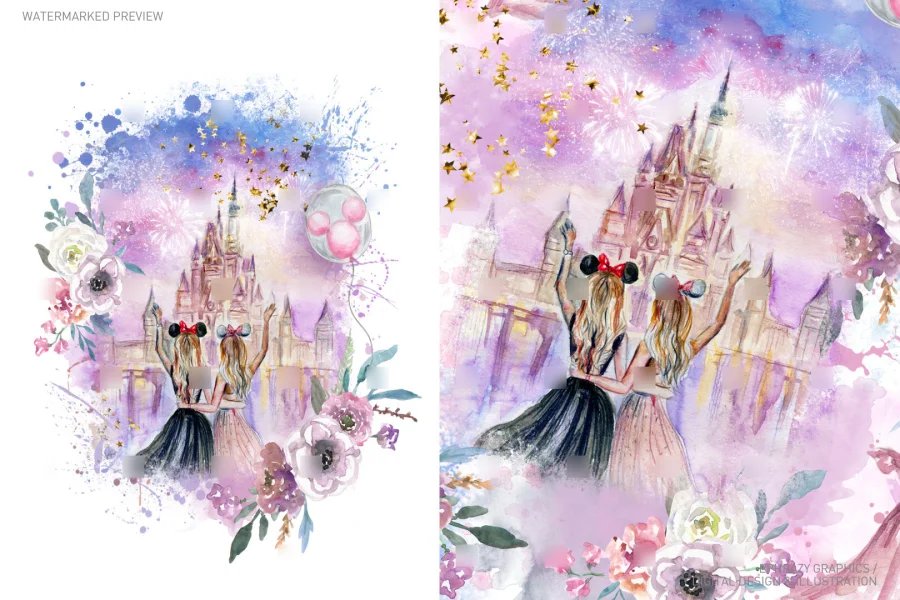 Besties at Disneyland Set [042] - 1