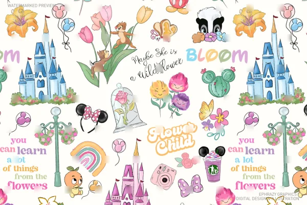 Magic Spring Seamless Pattern [043] - Seamless