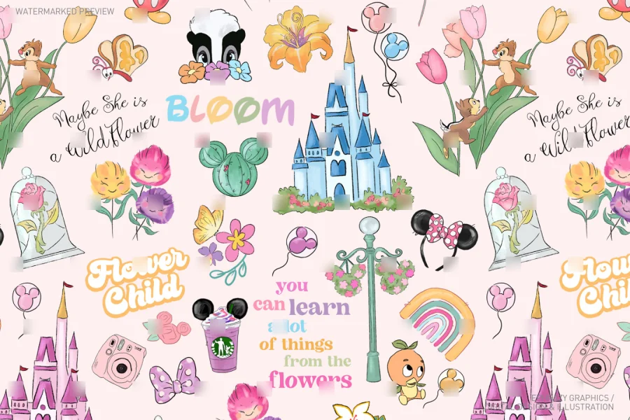 Magic Spring Seamless Pattern [043] - 2