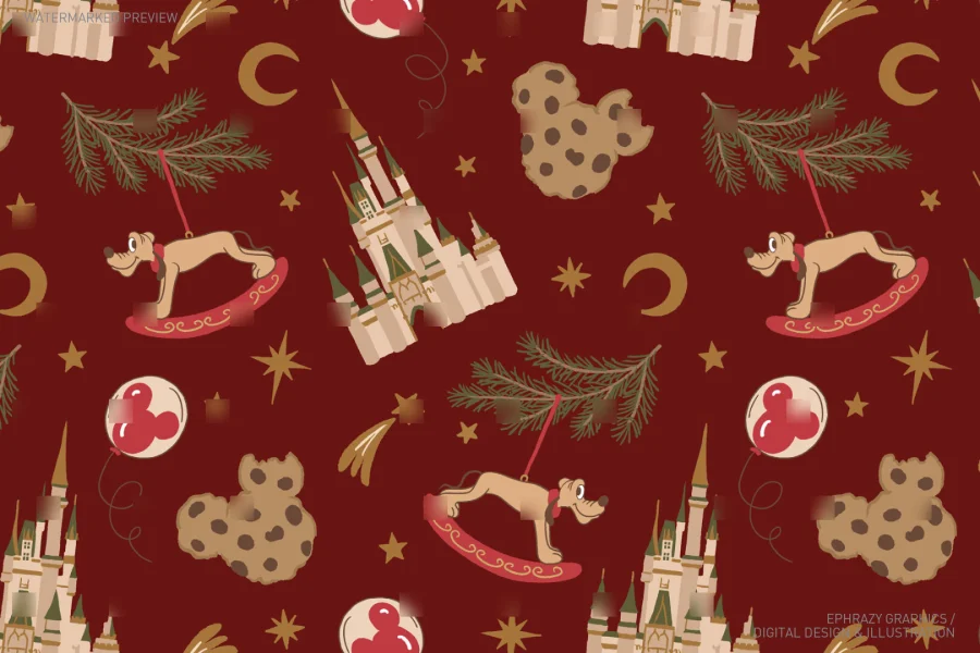 Christmas Disney With Pluto Set [045] - 6