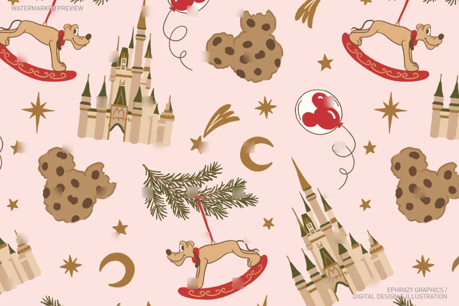 Christmas Disney With Pluto Set [045] - 4