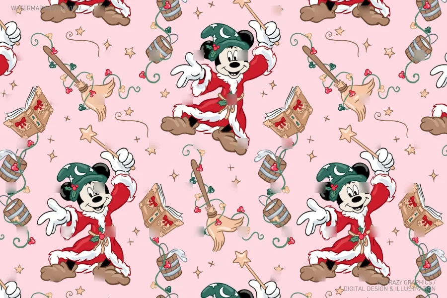 Christmas Mickey Sorcerer Santa Claus Set [053] - 4