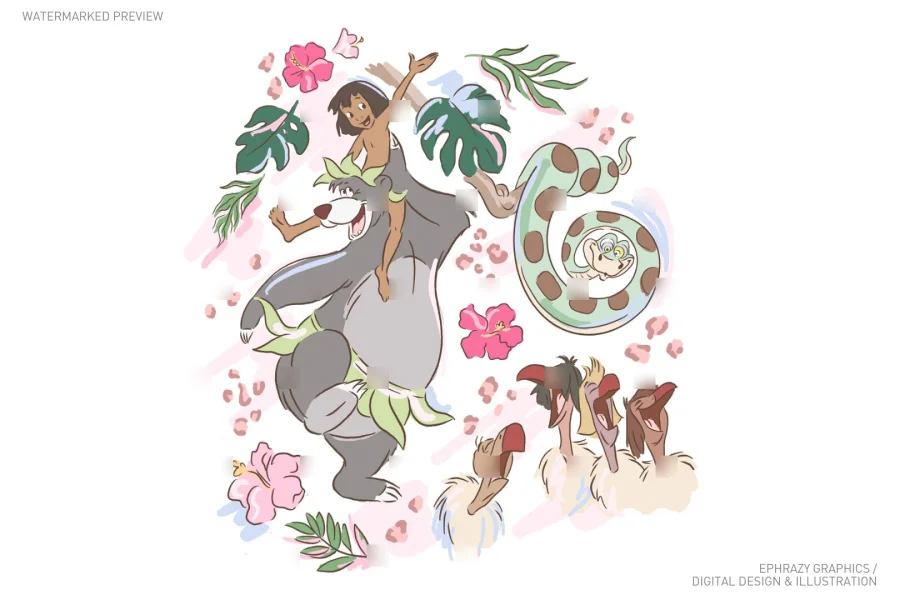 Jungle Book Clip Art [071] - 1