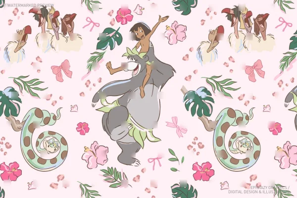 Jungle Book Seamless Pattern [071] - Seamless