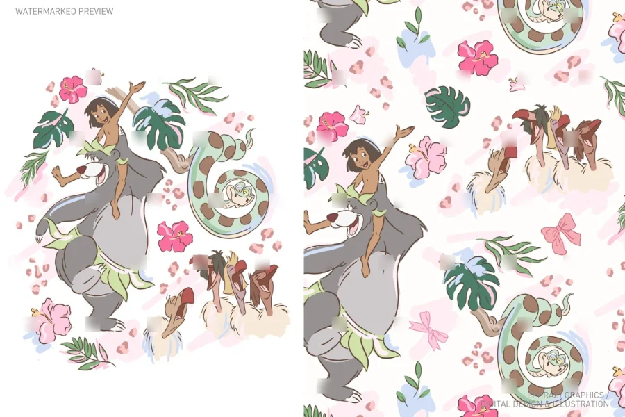 Jungle Book Hand Drawn Set [071] - 1