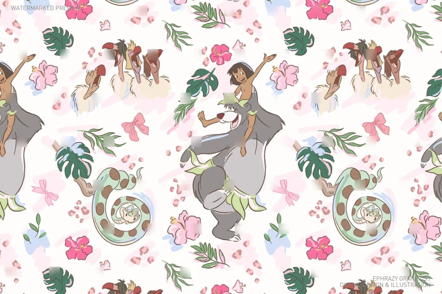 Jungle Book Hand Drawn Set [071] - 5