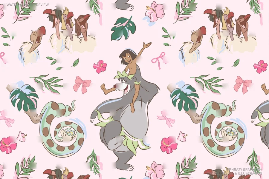 Jungle Book Hand Drawn Set [071] - 6