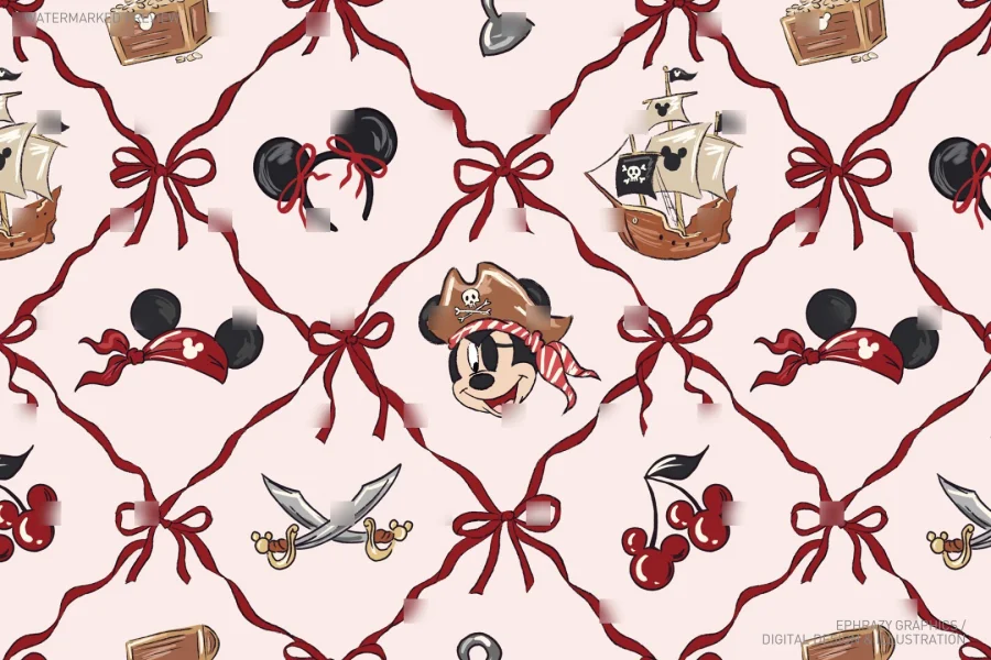 Pirates Cruise Seamless Pattern [084] - 5