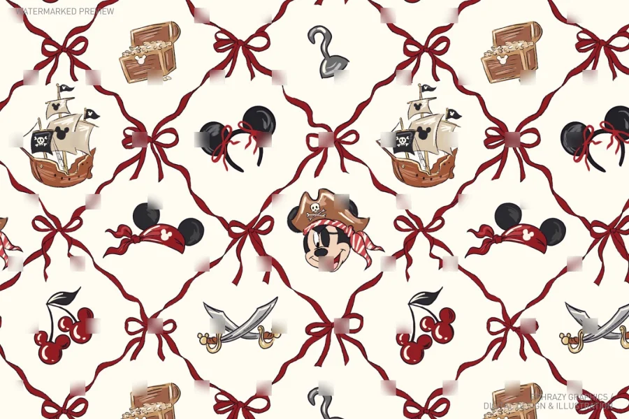 Pirates Cruise Seamless Pattern [084] - 2