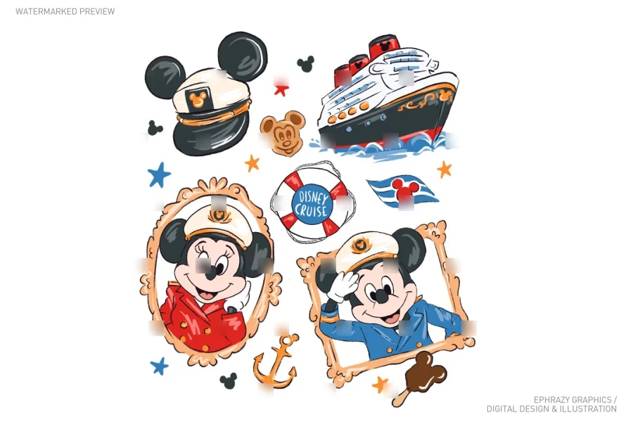 Cruise Clip Art [085] - 2