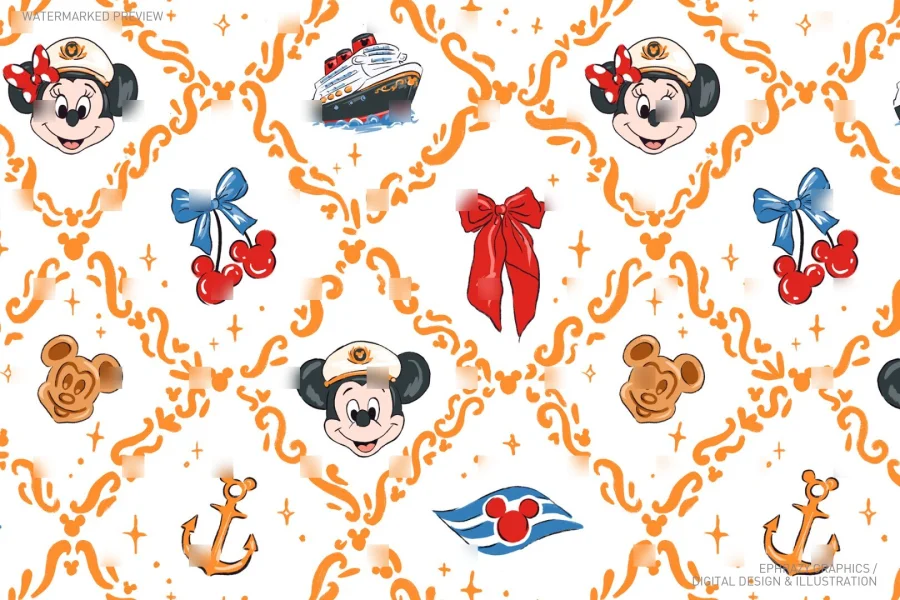 Cruise Seamless Pattern [085] - 1