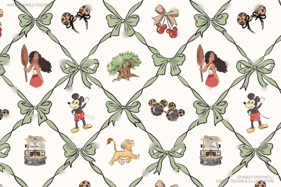 Animal Kingdom Seamless Pattern [087] - 2