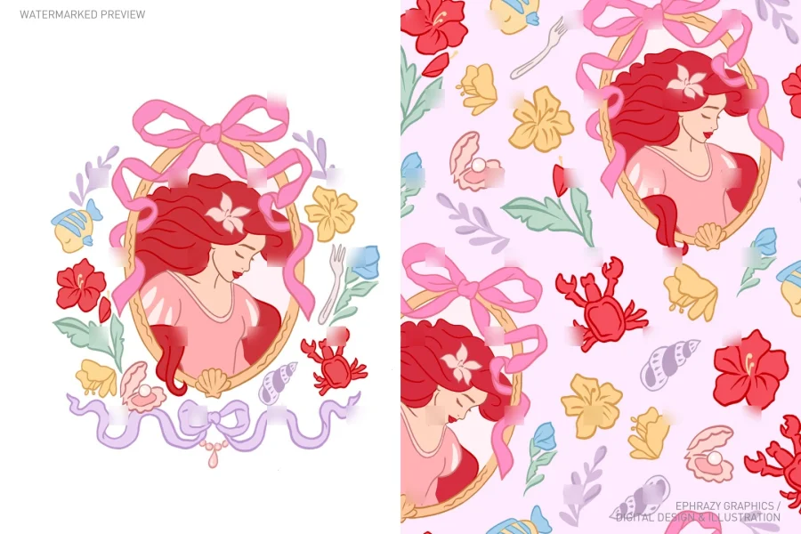 Little Mermaid Set [089] - 1