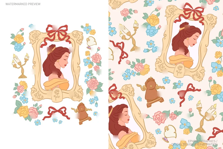 Beauty and the Beast Set [090] - 1