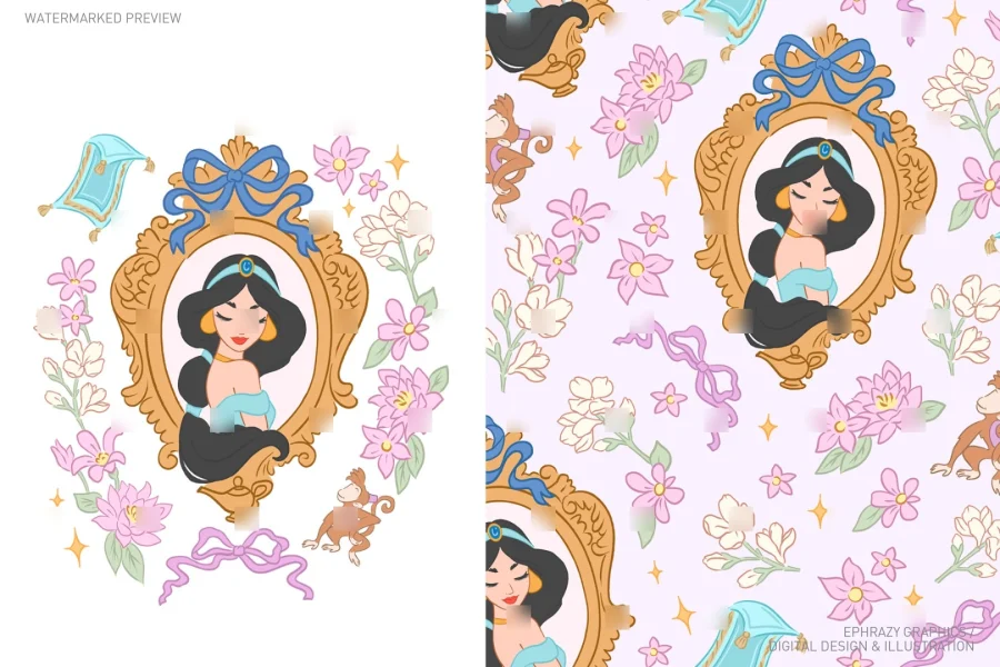 Aladdin Princess Jasmine Set [092] - 1