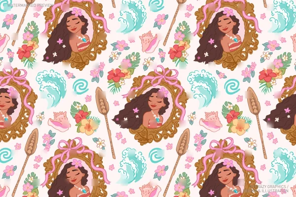 Moana Seamless Pattern [094] - Seamless