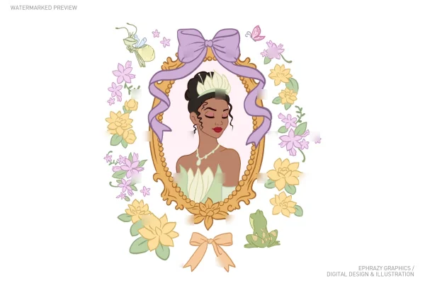 Princess and the Frog Tiana Clipart [096] - Clipart