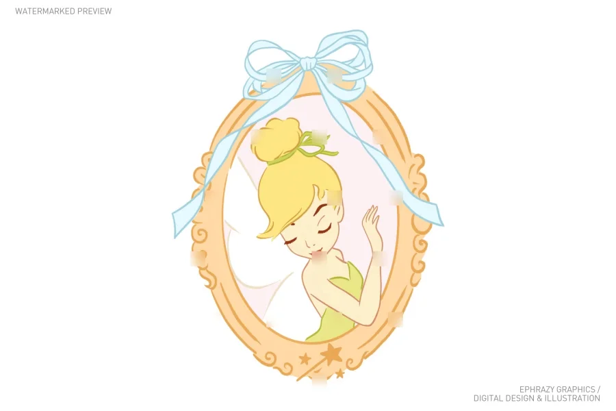 Peter Pan Tinker Bell Fairy Clipart [097] - 2
