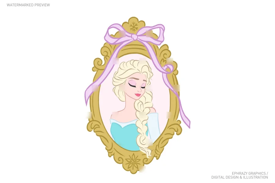 Frozen Queen Elsa Clipart [098] - 2