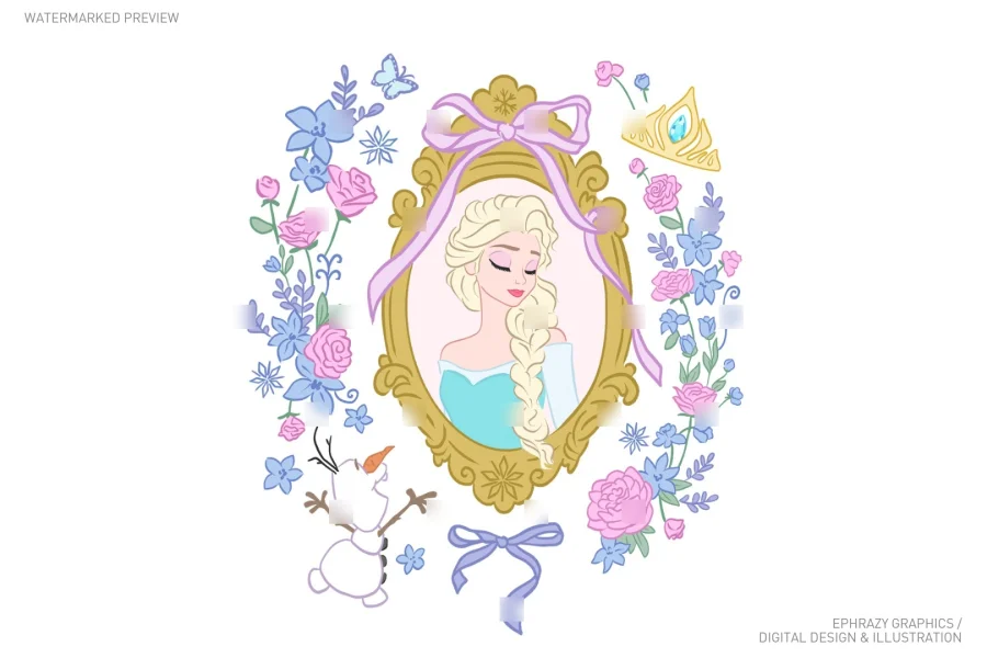 Frozen Queen Elsa Set [098] - 2