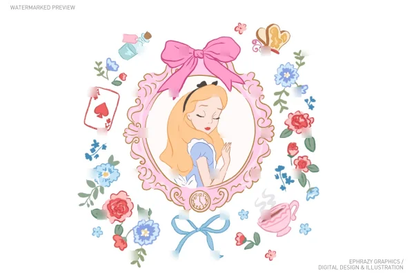 Alice in Wonderland Clipart [099] - Clipart