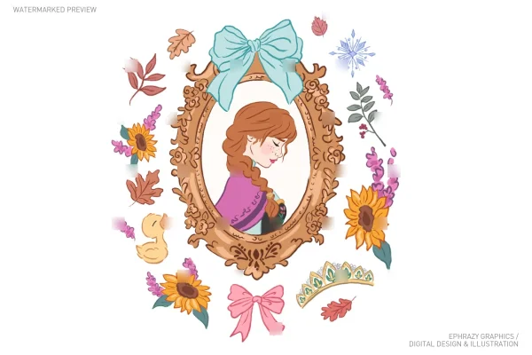 Frozen Princess Anna Clipart [100] - Clipart
