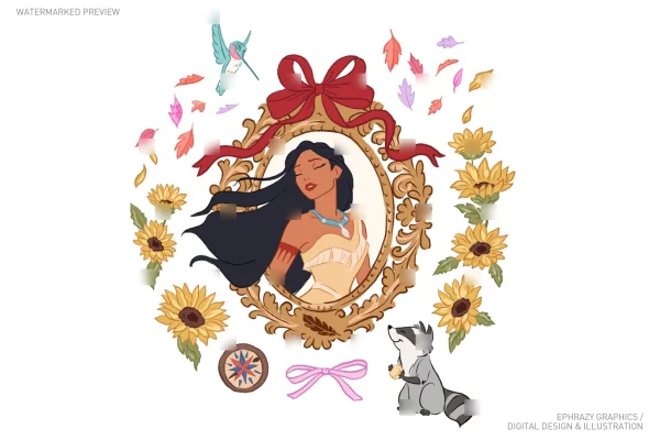 Pocahontas Princess Clipart [103] - Clipart