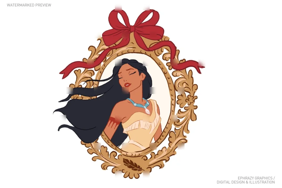 Pocahontas Princess Clipart [103] - 2
