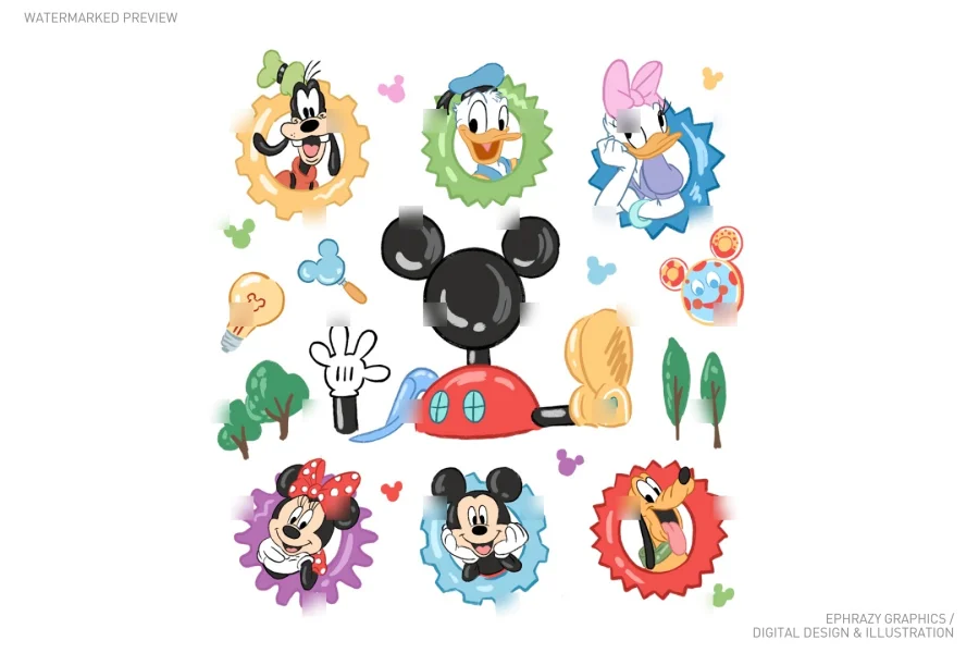 Mickey Mouse Clubhouse Clipart [104] - 1