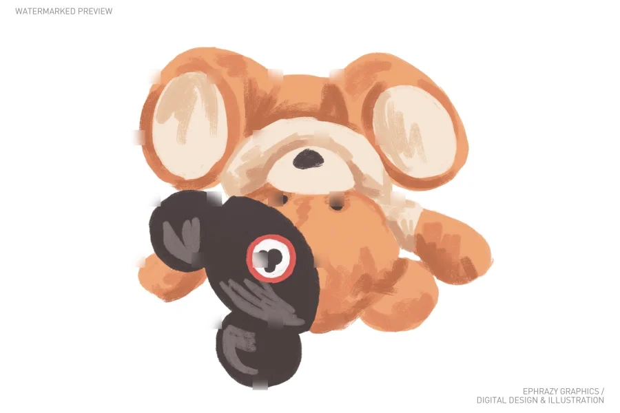 Disney Teddy Bear Mickey Ears Set [109] - 7