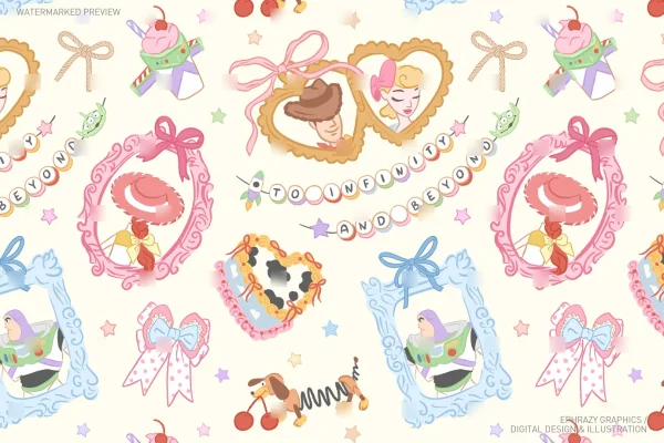 Toy Story To Infinity and Beyond Seamless Pattern [110] - Seamless