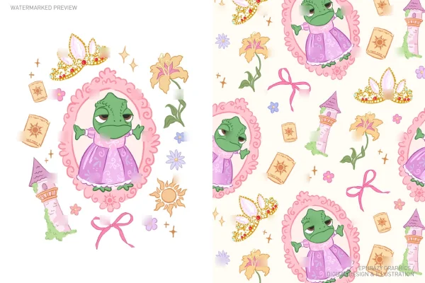 Tangled Rapunzel and Pascal Set [111] - Sets