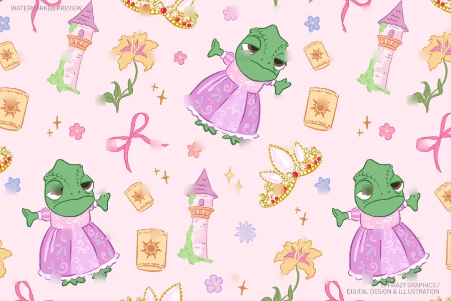 Tangled Rapunzel and Pascal Set [111] - 7