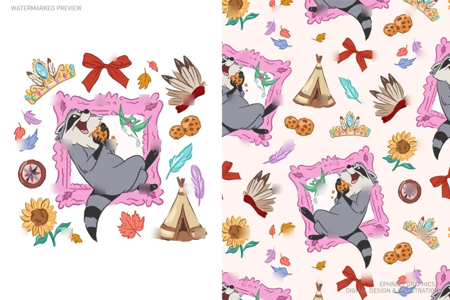 Meeko and Flit Pocahontas Set [114] - 1