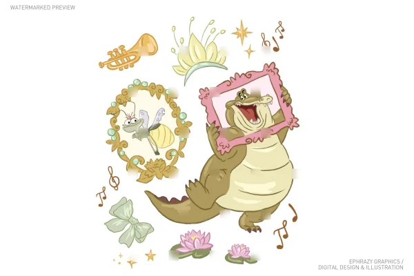 Princess and the Frog Louis and Ray Clipart [116] - Clipart