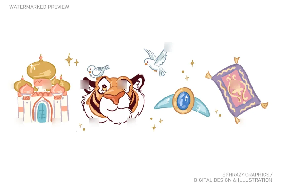 Aladdin Rajah Clipart [117] - 2