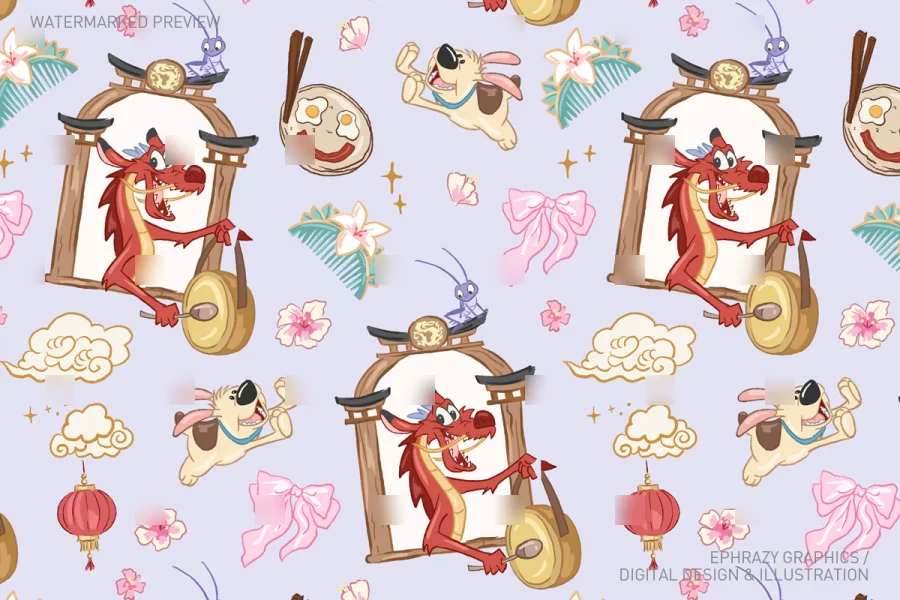 Mulan Mushu Cri-Kee Set [118] - 8