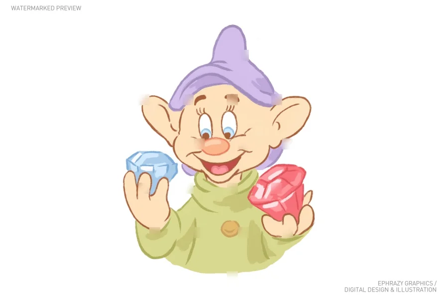 Snow White Dopey Set [120] - 3