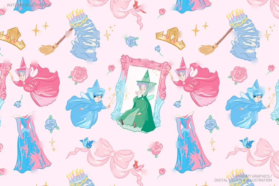 Sleeping Beauty Good Fairies Set [121] - 5