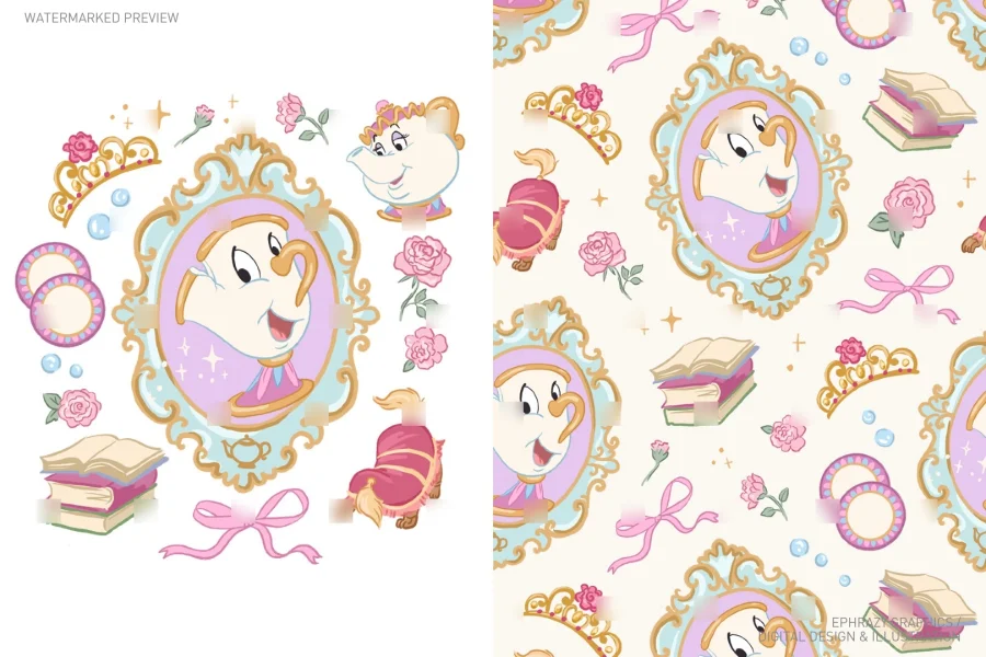 Chip Beauty And The Beast Set [123] - 1