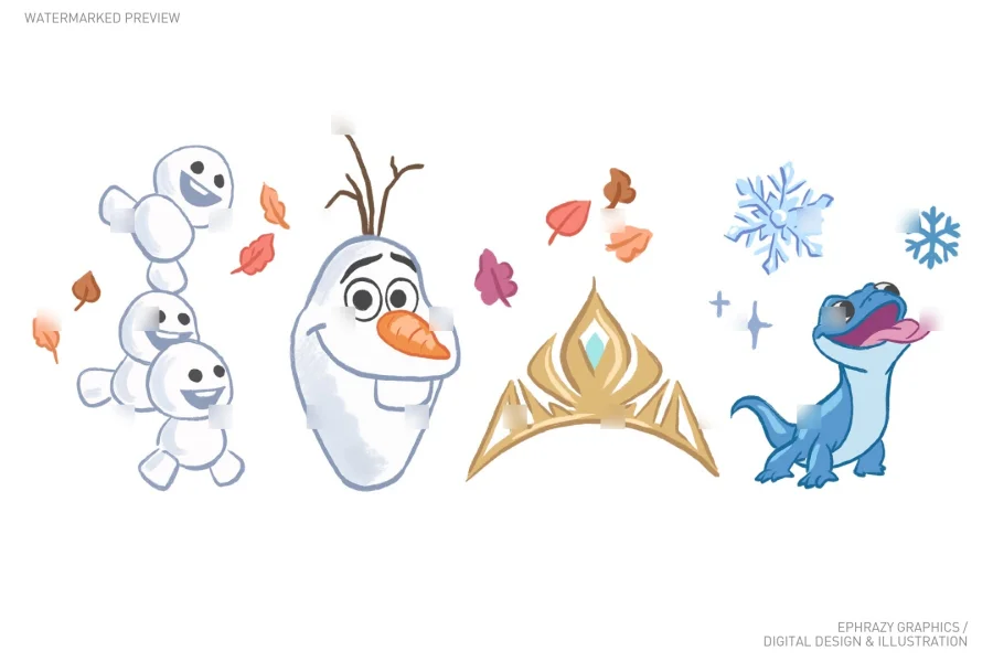 Frozen Olaf With Bruni Clipart [126] - 2