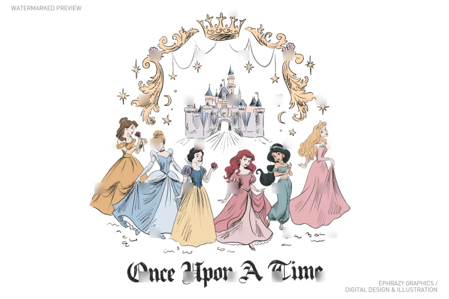 Once Upon A Time Princesses Set [127] - 2