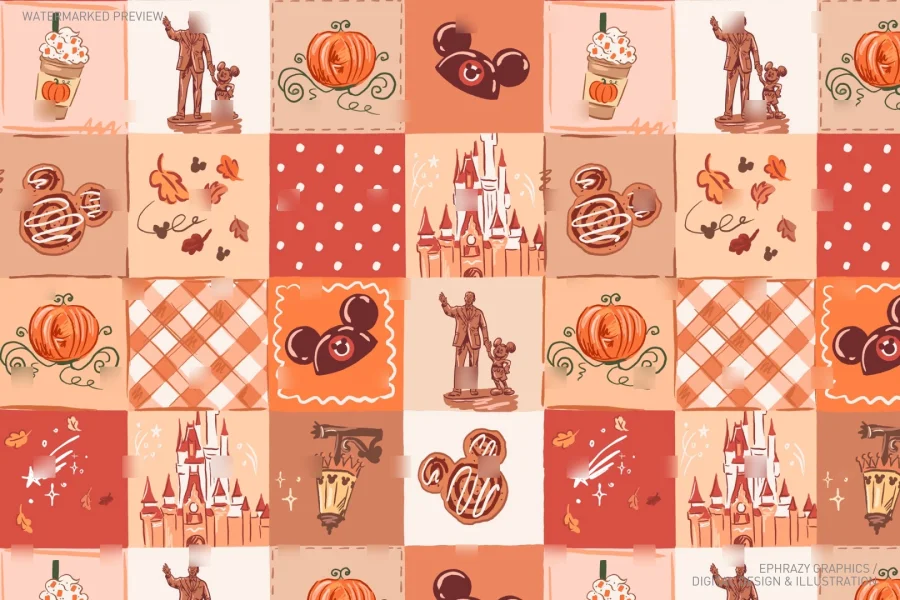 Fall Disney Parks Castle Set [130] - 5