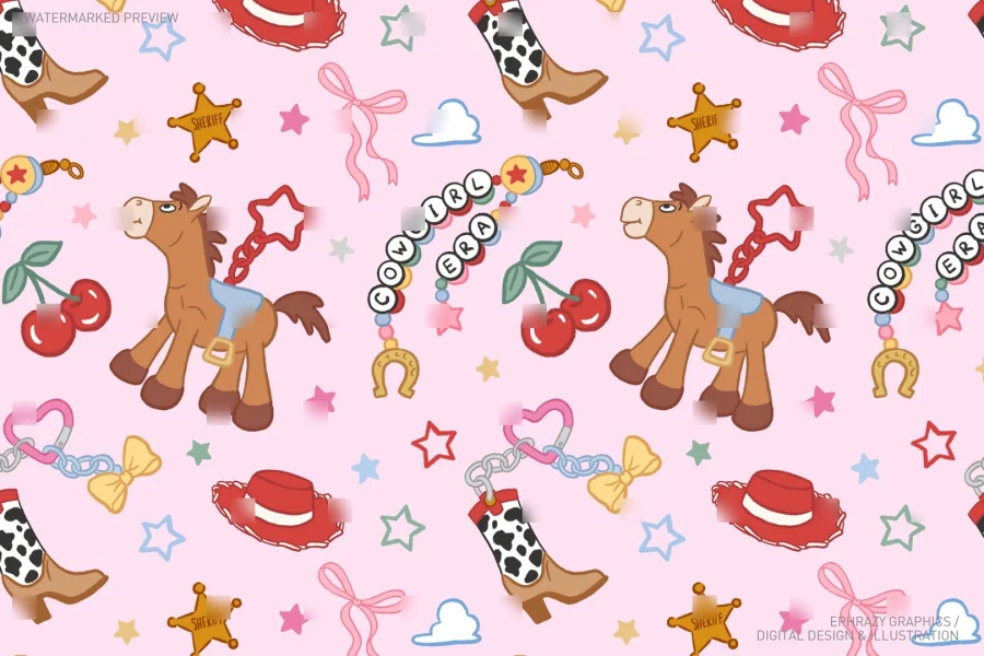 Toy Story Jessie Cowgirl Charm Bracelet Set - 4
