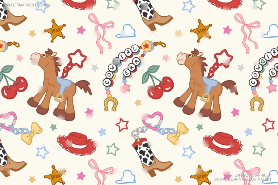 Toy Story Jessie Cowgirl Charm Bracelet Set - 3
