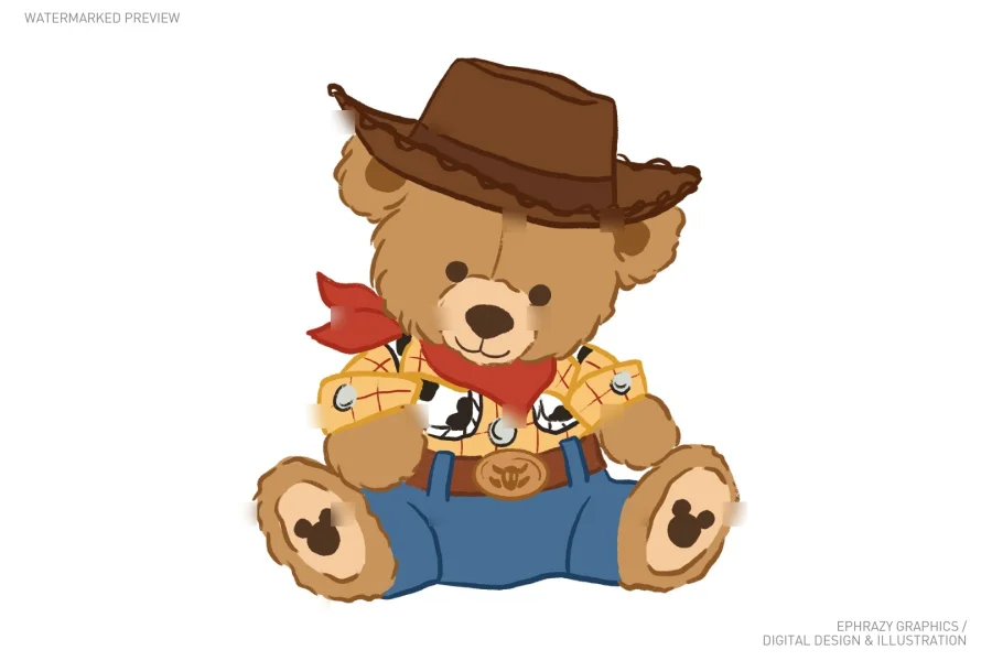 Toy Story Teddy Bears Clipart [132] - 3