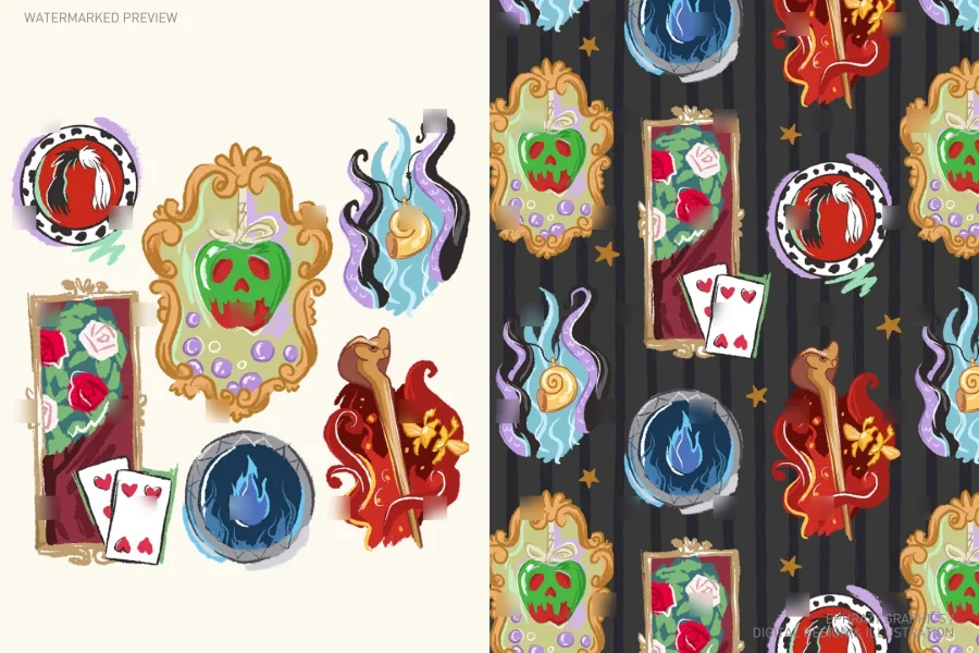Disney Villains Icons Set [134] - 1