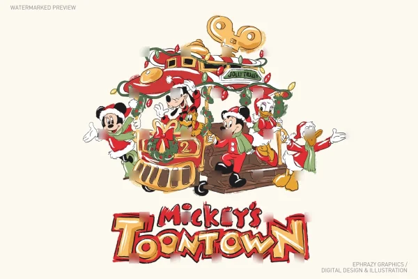 Mickey's Toontown Christmas Clipart [135] - Clipart