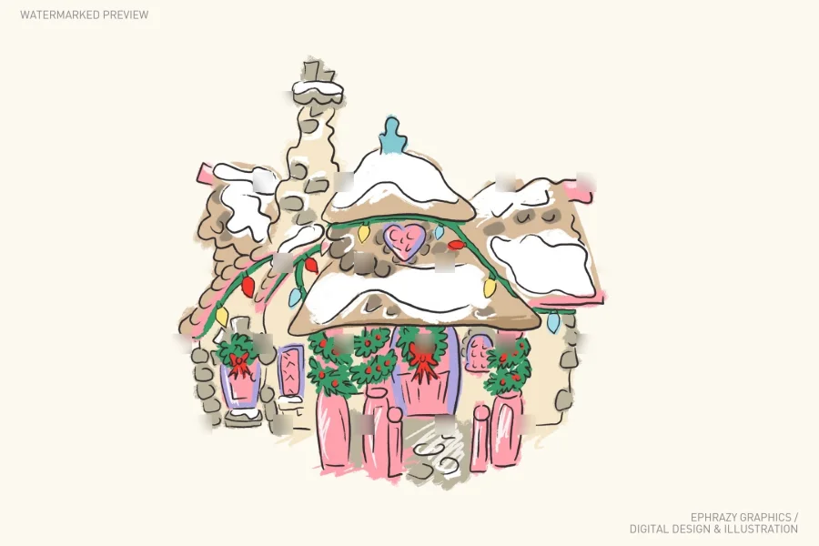 Mickey's Toontown Christmas Clipart [135] - 3