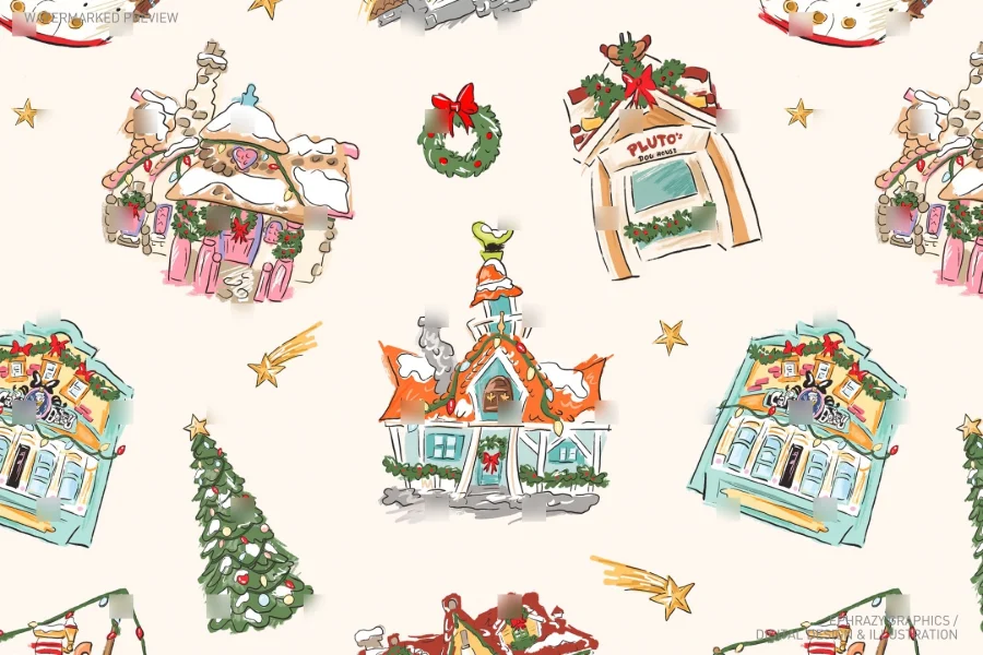 Mickey's Toontown Christmas Set [135] - 4